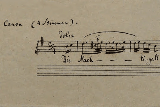 Musikalische Scherze Grimms aus Briefen (10.03.1872 & 15.02.1863) an die Joachims